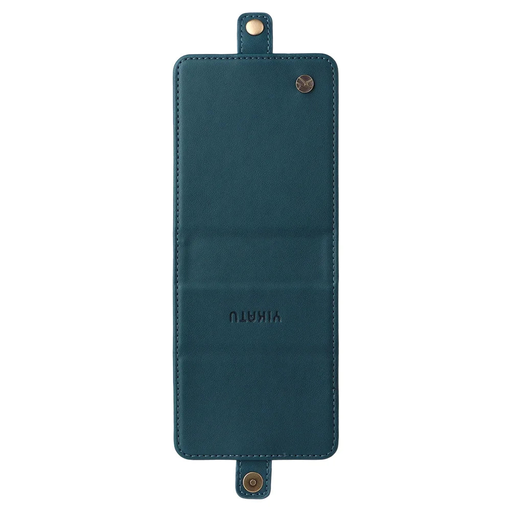 YIKATU For Samsung Galaxy Z Flip7 5G Phone Cases  Magnetic Closure PU Leather Mobile Cover - Green - 2