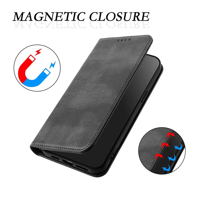For Nothing Phone (3) 5G Wallet Cases Retro Texture RFID Blocking Leather Phone Cover - Black - 7