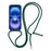 For iPhone 17 Case TPU Soft Shockproof Phone Cover with Adjustable Lanyard - Dark Green - 2