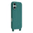 For iPhone 17 Case TPU Soft Shockproof Phone Cover with Adjustable Lanyard - Dark Green - 3