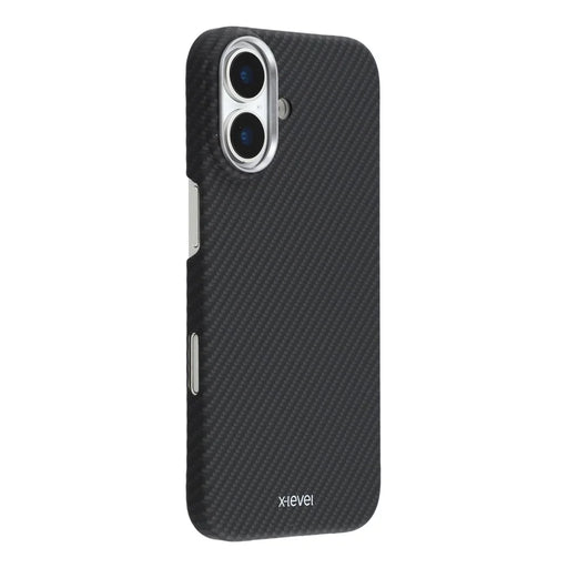 X-LEVEL For iPhone 17 Case Carbon Fiber Texture Hard PC Phone Cover Anti Shock - 1