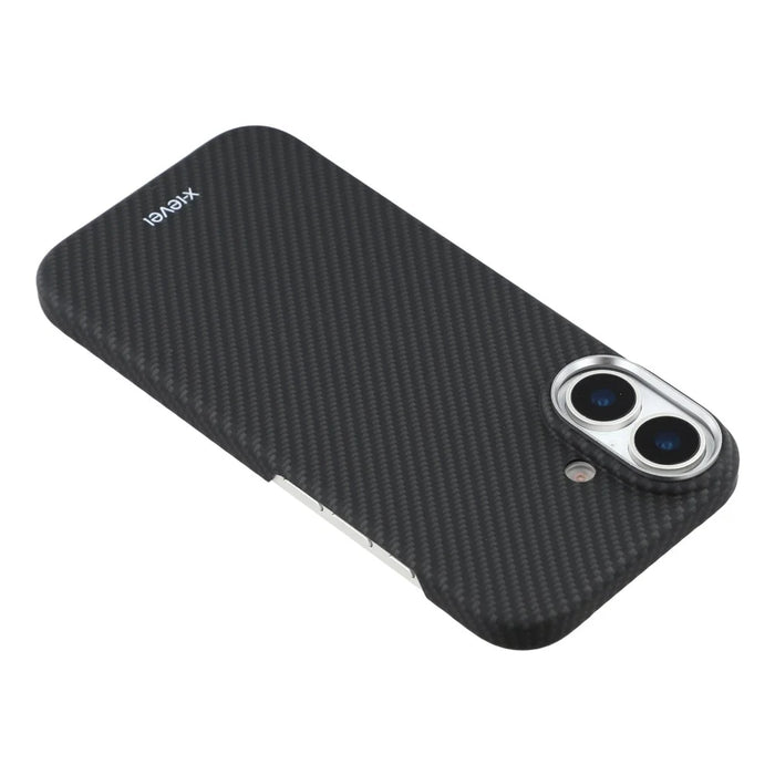 X-LEVEL For iPhone 17 Case Carbon Fiber Texture Hard PC Phone Cover Anti Shock - 5