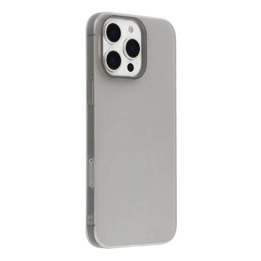X-LEVEL For iPhone 16 Pro Case Scratch Resistant Slim PC Phone Back Cover - Transparent Black - 1