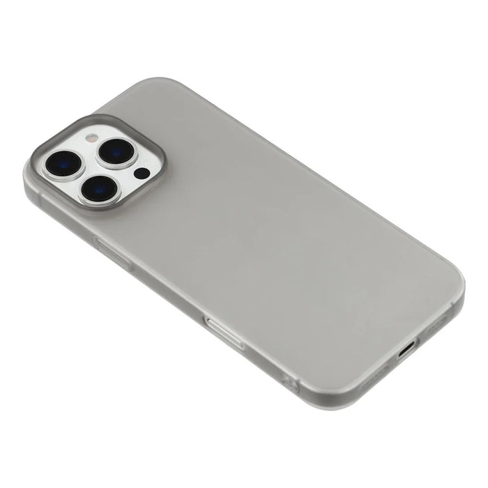 X-LEVEL For iPhone 16 Pro Case Scratch Resistant Slim PC Phone Back Cover - Transparent Black - 4