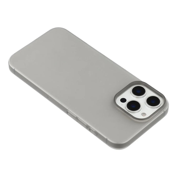 X-LEVEL For iPhone 16 Pro Case Scratch Resistant Slim PC Phone Back Cover - Transparent Black - 5