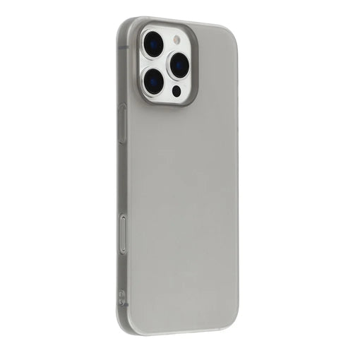 X-LEVEL For iPhone 16 Pro Max Case Scratch Resistant Slim PC Phone Back Cover - Transparent Black - 1
