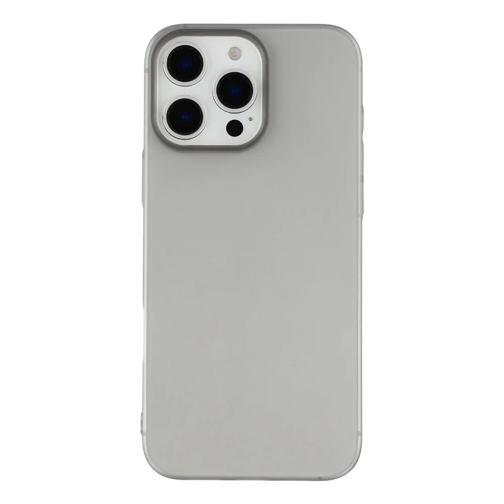 X-LEVEL For iPhone 16 Pro Max Case Scratch Resistant Slim PC Phone Back Cover - Transparent Black - 3