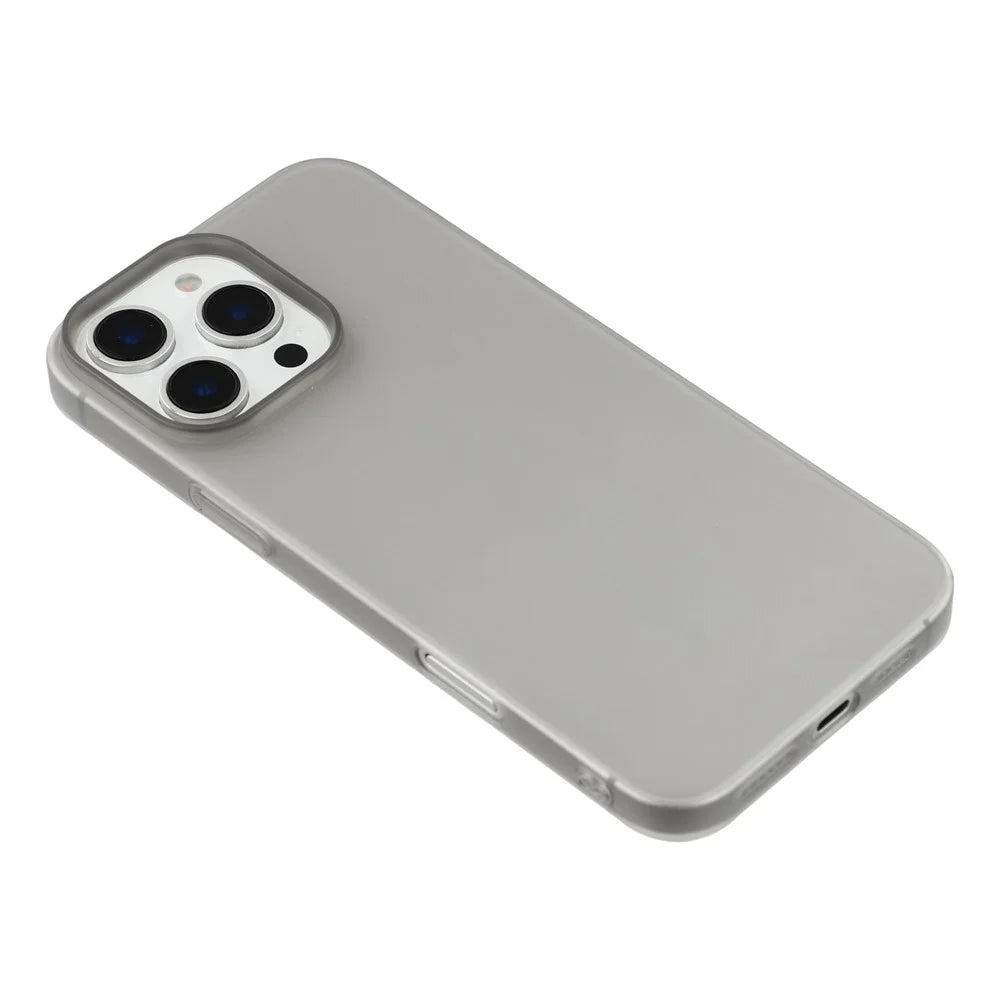 X-LEVEL For iPhone 16 Pro Max Case Scratch Resistant Slim PC Phone Back Cover - Transparent Black - 4