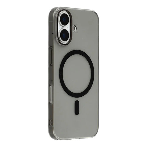 X-LEVEL For iPhone 17 Case Compatible with MagSafe Clear Back Slim Hard PC Phone Cover - Transparent Black - 1