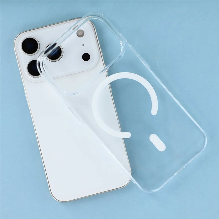 X-LEVEL For iPhone 17 Pro Max Case Compatible with MagSafe Clear Back Slim Hard PC Phone Cover - Transparent - 6
