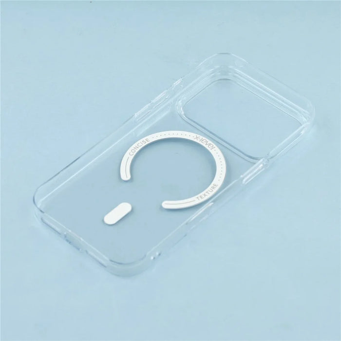 X-LEVEL For iPhone 17 Pro Max Case Compatible with MagSafe Clear Back Slim Hard PC Phone Cover - Transparent - 7