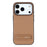 X-LEVEL For iPhone 17 Pro Case Leather Coated PC TPU Phone Back Cover with Metal Kickstand - Brown - 3