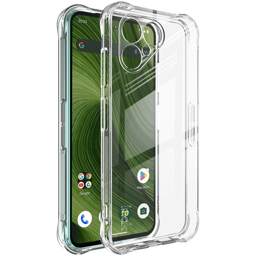 IMAK For Fairphone (Gen. 6) Case TPU Phone Cover Airbag Shockproof Protection - Transparent - 1