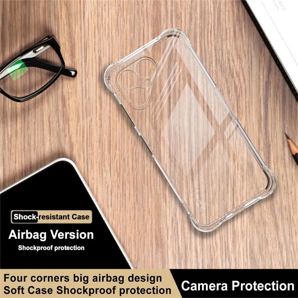 IMAK For Fairphone (Gen. 6) Case TPU Phone Cover Airbag Shockproof Protection - Transparent - 7