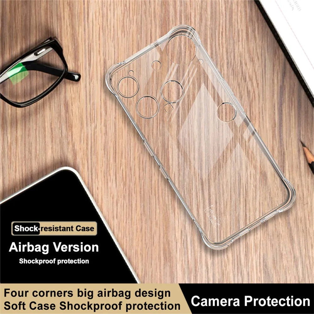 IMAK For Nothing Phone (3) 5G Case TPU Phone Cover Airbag Shockproof Protection - Transparent - 7