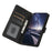 For iPhone 18 Pro Max / 17 Pro Max Case PU Leather Phone Cover with Wallet Stand - Black - 2