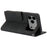 For iPhone 18 Pro Max / 17 Pro Max Case PU Leather Phone Cover with Wallet Stand - Black - 3