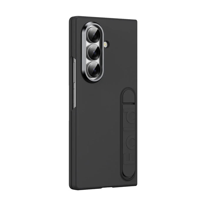 For Samsung Galaxy Z Fold7 5G Case Kickstand Hard PC Phone Cover (without Screen Protector) - Black - 2