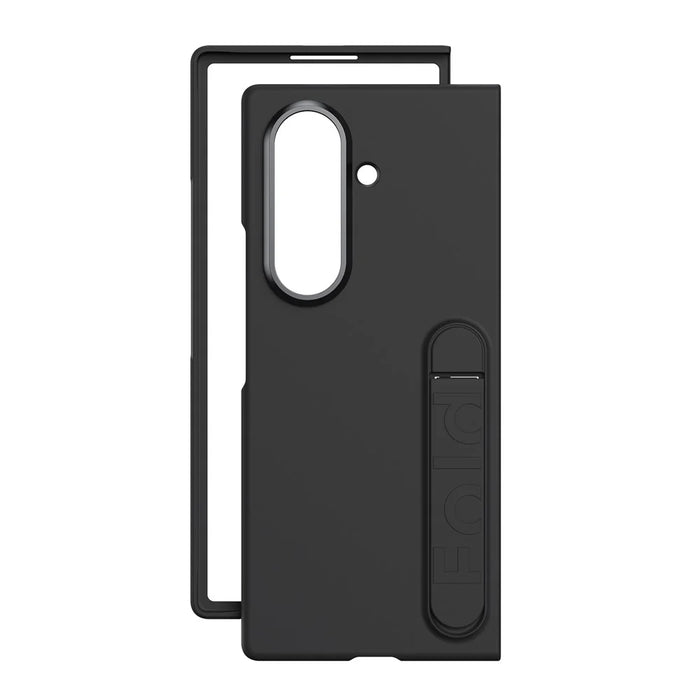 For Samsung Galaxy Z Fold7 5G Case Kickstand Hard PC Phone Cover (without Screen Protector) - Black - 3