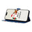 For iPhone 17 Wallet Case Christmas Pattern Printing Leather Phone Cover with Lanyard - Gift Box Snowman - 3