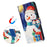For iPhone 17 Wallet Case Christmas Pattern Printing Leather Phone Cover with Lanyard - Gift Box Snowman - 4