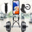 For Samsung Galaxy S24 FE Liquid Silicone Case  Phone Back Cover with Card Holder and Short Strap - Black - 4