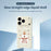 For iPhone 18 Pro Max / 17 Pro Max Case Merry Holiday Bear Pattern Printing Straight Edge TPU Phone Back Cover - Beige - 2