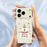 For iPhone 18 Pro Max / 17 Pro Max Case Merry Holiday Bear Pattern Printing Straight Edge TPU Phone Back Cover - Beige - 4