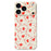 For iPhone 18 Pro Max / 17 Pro Max Case Red Canes and Stockings Pattern Printing Straight Edge TPU Phone Back Cover - Beige - 1