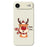 For iPhone Air Case Happy Time Deer Pattern Printing Straight Edge TPU Phone Back Cover - Beige - 1