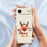 For iPhone Air Case Happy Time Deer Pattern Printing Straight Edge TPU Phone Back Cover - Beige - 4