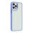 For iPhone 12 / 12 Pro Case Anti-Drop TPU + PC Clear Phone Back Cover - Light Purple - 1