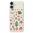 For iPhone 17 Case Snowman and Santa Hat Pattern Printing Straight Edge TPU Phone Back Cover - Beige - 1
