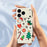 For iPhone 18 Pro / 17 Pro Case Christmas Snowman and Tree Pattern Printing Straight Edge TPU Phone Back Cover - Green - 4