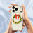 For iPhone 18 Pro / 17 Pro Case Bow Wreath Pattern Printing Straight Edge TPU Phone Back Cover - Beige - 4