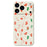 For iPhone 18 Pro Max / 17 Pro Max Case Red Green Socks and Canes Pattern Printing Straight Edge TPU Phone Back Cover - Beige - 1