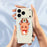 For iPhone 18 Pro Max / 17 Pro Max Case Cartoon Deer Pattern Printing Straight Edge TPU Phone Back Cover - Beige - 4