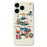 For iPhone 18 Pro / 17 Pro Case Christmas Tree Gifts Pattern Printing Straight Edge TPU Phone Back Cover - Beige - 1