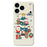 For iPhone 18 Pro Max / 17 Pro Max Case Christmas Tree Gifts Pattern Printing Straight Edge TPU Phone Back Cover - Beige - 1
