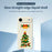For iPhone Air Case Christmas Tree Bow Pattern Printing Straight Edge TPU Phone Back Cover - Beige - 2