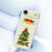 For iPhone Air Case Christmas Tree Bow Pattern Printing Straight Edge TPU Phone Back Cover - Beige - 4