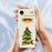 For iPhone Air Case Christmas Tree Bow Pattern Printing Straight Edge TPU Phone Back Cover - Beige - 5