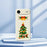 For iPhone Air Case Christmas Tree Bow Pattern Printing Straight Edge TPU Phone Back Cover - Beige - 7