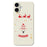 For iPhone 17 Case Bear Pattern Printing Straight Edge TPU Phone Back Cover - Beige - 1