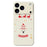 For iPhone 18 Pro Max / 17 Pro Max Case Bear Pattern Printing Straight Edge TPU Phone Back Cover - Beige - 1