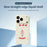 For iPhone 18 Pro Max / 17 Pro Max Case Bear Pattern Printing Straight Edge TPU Phone Back Cover - Beige - 2