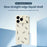 For iPhone 18 Pro Max / 17 Pro Max Case Hand Drawn Trees Pattern Printing Straight Edge TPU Phone Back Cover - Beige - 2