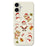 For iPhone 17 Case Christmas Friends Pattern Printing Straight Edge TPU Phone Back Cover - Beige - 1