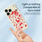 For iPhone 18 Pro Max / 17 Pro Max Case Hand Drawn Christmas Pattern Printing Straight Edge TPU Phone Back Cover - Beige - 3