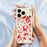 For iPhone 18 Pro Max / 17 Pro Max Case Hand Drawn Christmas Pattern Printing Straight Edge TPU Phone Back Cover - Beige - 5